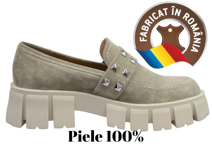 Pantofi casual de damă din piele naturală Ted Shoes