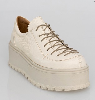 Pantofi cu platforma bej