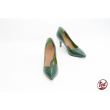 Pantofi dama eleganti, 1279 VERDE+LAC VERDE, din piele naturala