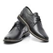 Pantofi barbati casual, 2155 NEGRU, din piele naturala