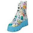Ghete dama de vara din piele FRESH BLU
