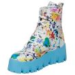 Ghete dama de vara din piele FRESH BLU