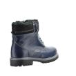Ghete Barbati, T11 Albastru Denim, din Piele Naturala