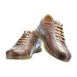 Sneakers din Piele Naturala, 866 Maro Antic, 