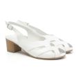Sandale dama Albe din Piele Naturală, 011
