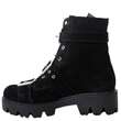Ghete piele intoarsa negru