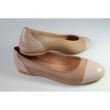 Balerini dama, 009 BEJ+NUDE, din piele naturala