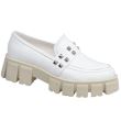 Pantofi albi de piele pentru femei