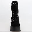 Ghete dama piele intoarsa T150 Negru