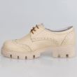 pantofi dama bej piele