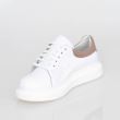 pantofi sport albi cu platforma