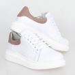 pantofi sport albi piele