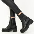 Bocanci Dama din Piele PAMELA Negri