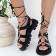 SANDALE GL.ADIATOR DE DEAMA NEGRE
