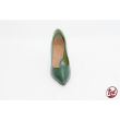Pantofi dama eleganti, 1279 VERDE+LAC VERDE, din piele naturala