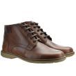 Ghete bărbați din piele naturală, PLT58, Maro Antic