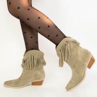  Ciocate piele intoarsa  bej ZARAZA  SP  