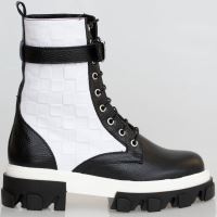 Ghete dama QUATRO LV NEGRU/ALB