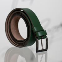 Curele din piele verde 2,5 cm