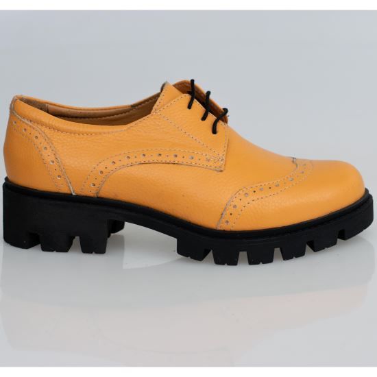 Pantofi Oxford dama ISA 1 Bronzato