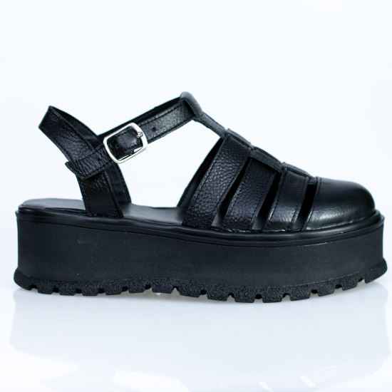 Sandale de dama negre CHIOS
