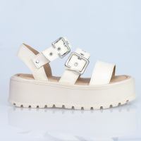 Sandale cu platforma de dama BOSTON  Bej