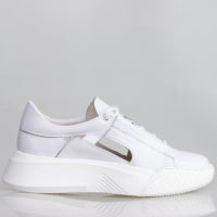 Pantofi sport dama piele pentru femei KIATO Alb