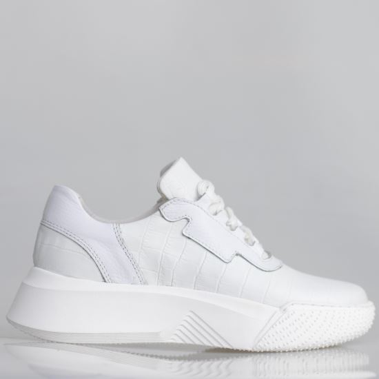 Adidasi dama piele pentru femei LARISA Alb 