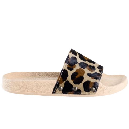 Papuci dama piele Animal Print RODOS