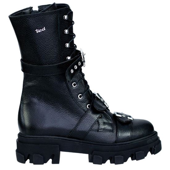 Bocanci dama Combat negri