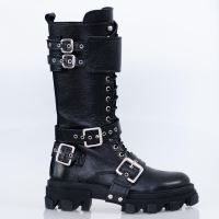 Bocanci inalti piele neagra FREE SPIRIT
