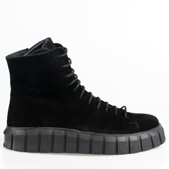 Ghete dama IMOLA SPORT din piele intoarsa,Negre 