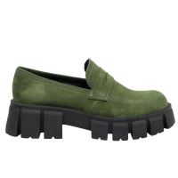 Pantofi dama piele intoarsa ,SABRINA 2 Kaki