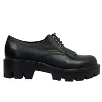 Pantofi casual dama piele BELLA  negru