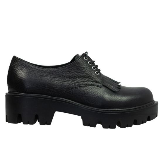 Pantofi casual dama piele BELLA  negru