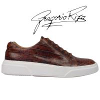 Sneakers Karl din piele naturala,maro
