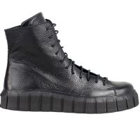 Ghete dama IMOLA SPORT din piele neagra