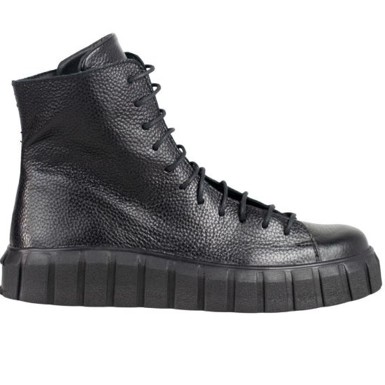 Ghete dama IMOLA SPORT din piele neagra