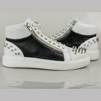 Sneakers Spikes piele imprimeu Phyton ng+alb Rodman