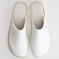 Saboti albi piele dama S8