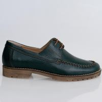 Pantofi dama casual,VERDE R9, din piele naturala