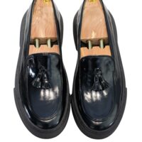 Loafers lac negru CESARE 