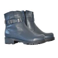 Ghete dama, LENS1 DENIM, din piele naturala