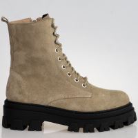 Ghete de dama piele intoarsa BRISTOL BEJ SP