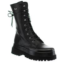 Ghete damă din piele naturală, Negre, T177