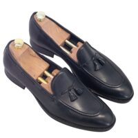 Loaferi barbati piele naturala,Tassel negru