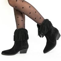  Ciocate piele intoarsa ZARAZA NEGRU SP